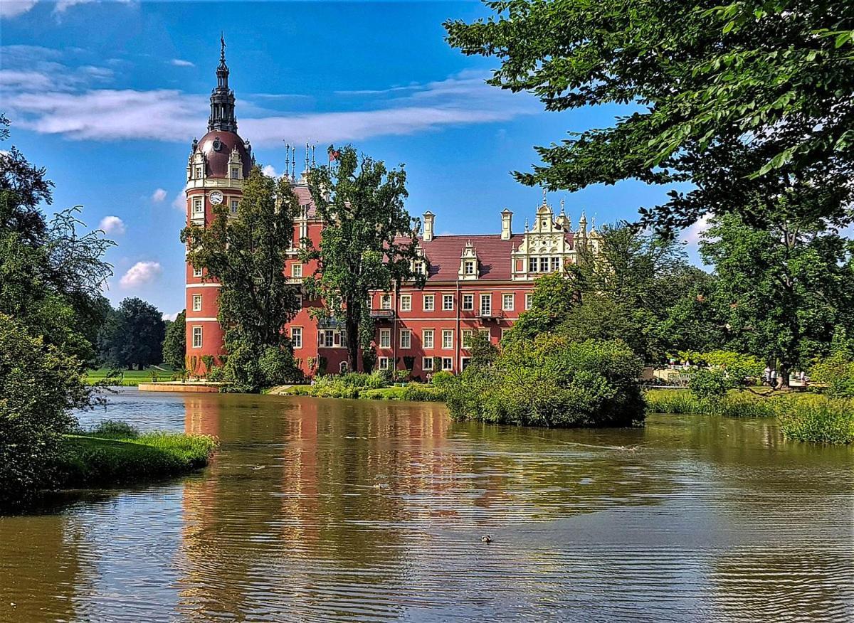 Ferienwohnung Im Gutshof Direkt Gegenueber Dem Schloss, Rhododendronpark Mit Terrasse Und Wlan Kromlau Экстерьер фото